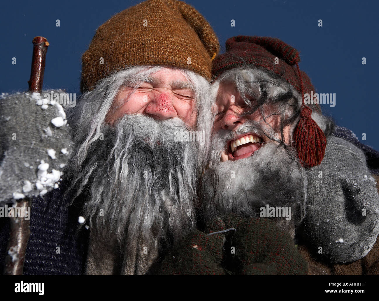 Yule Burschen Santa Claus, Island Stockfoto