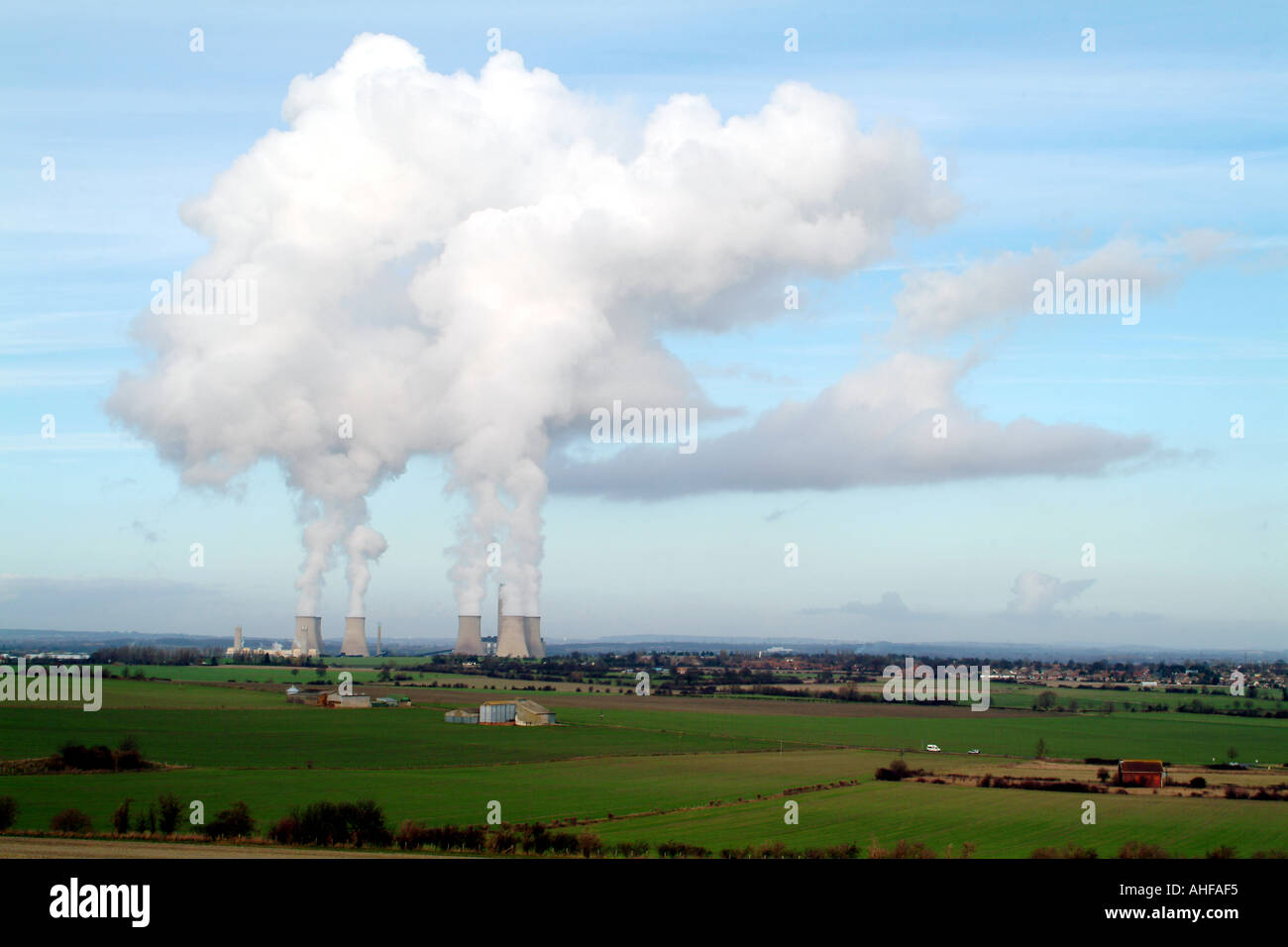 Didcot Power Supply Station Oxfordshire England UK Stromerzeugung Stockfoto