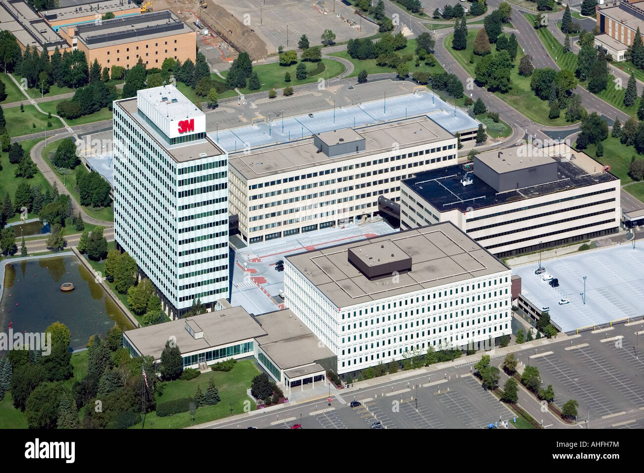Luftaufnahme Über 3M Company Center Corporate Headquarter Der Minnesota  Mining And Manufacturing Corporation St. Paul Minnesota Stockfotografie -  Alamy