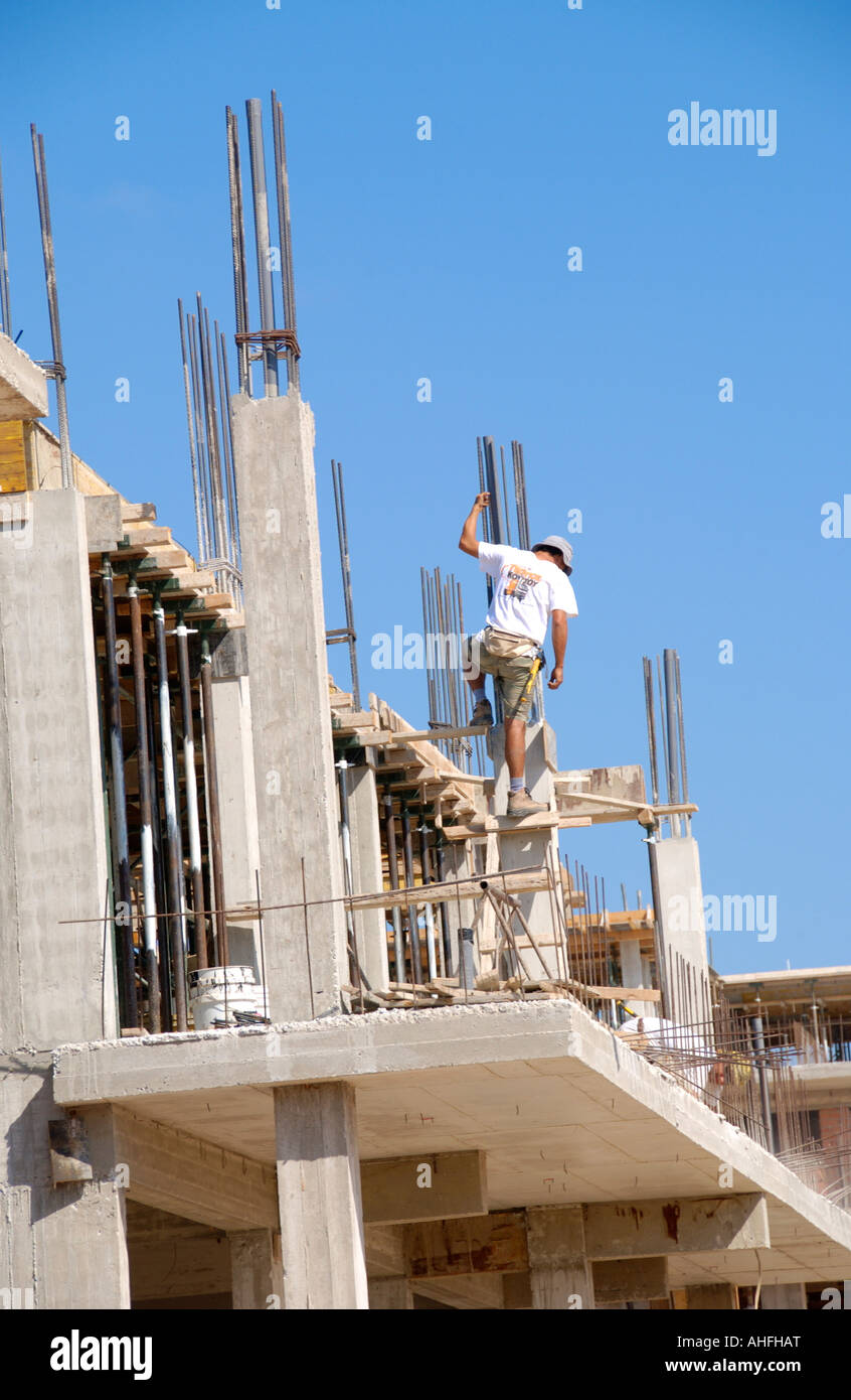 Wohnungen im Bau in Ayia Napa Zypern EU Stockfoto