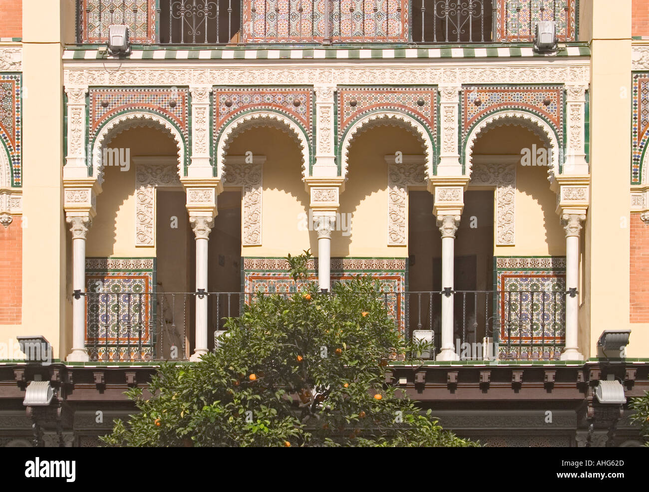 Sevilla Spanien Architektur Stockfoto