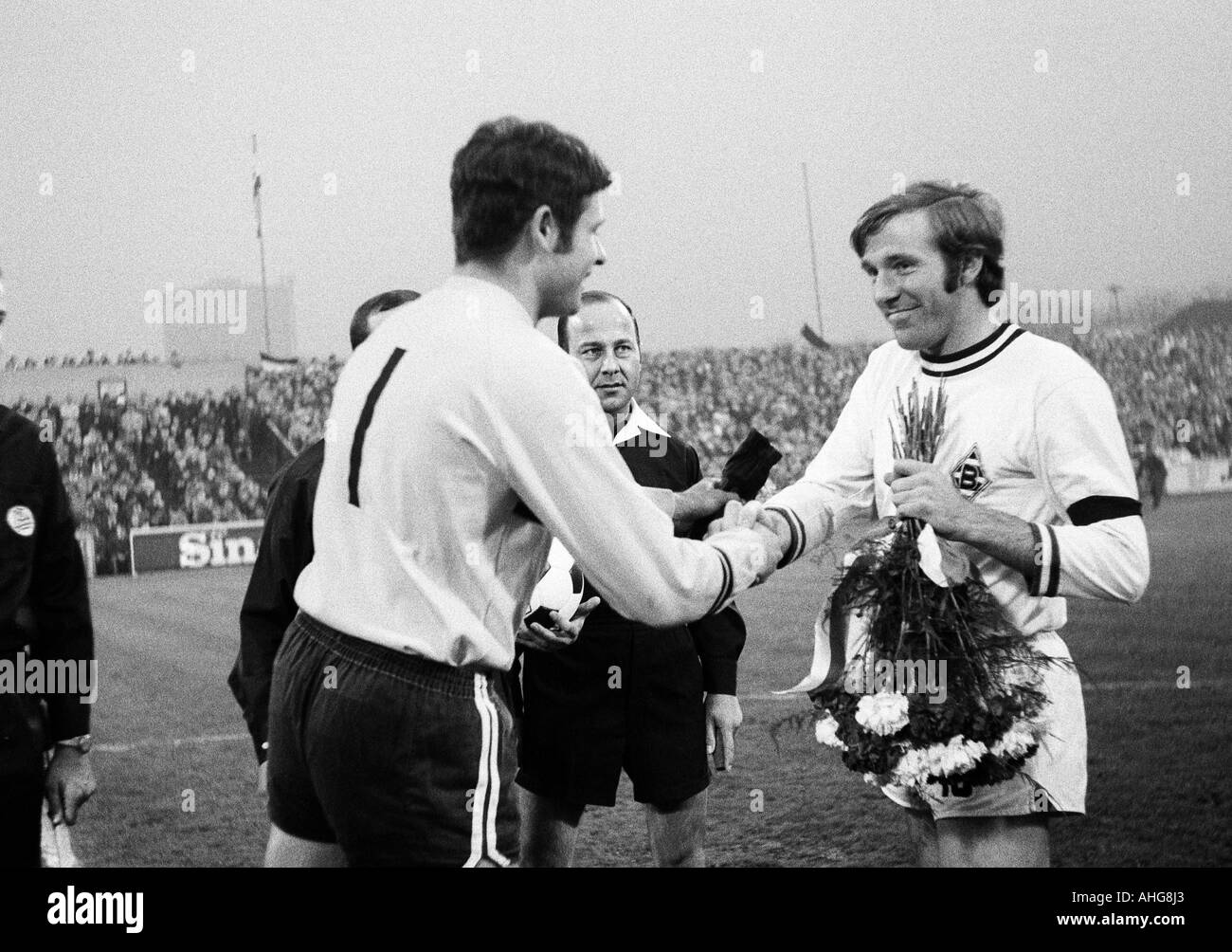 Fußball, Bundesliga, 1969/1970, RotWeiss Oberhausen vs. Borussia