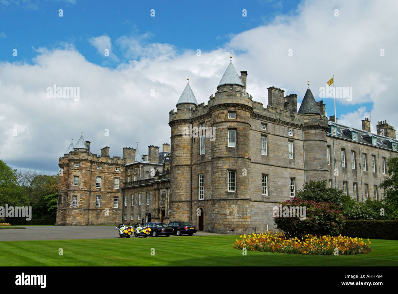 Holyrood Palast Holyrood House holyroodhouse Royal Residence Royal Mile in Edinburgh Schottland Großbritannien GB EU Europa Stockfoto