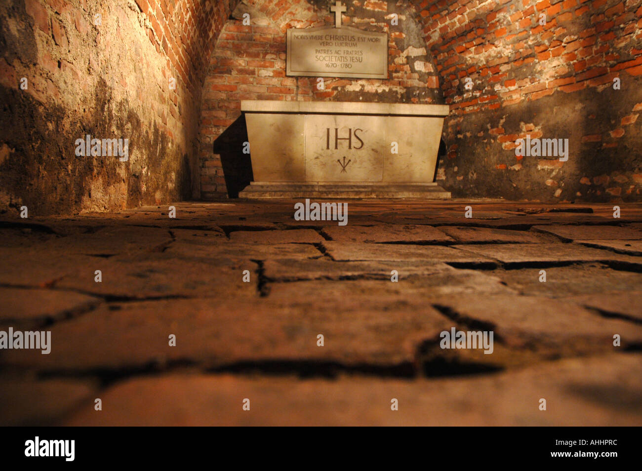 Undegrounds in Kirche der Muttergottes von Grace, Altstadt in Warschau, Polen Stockfoto