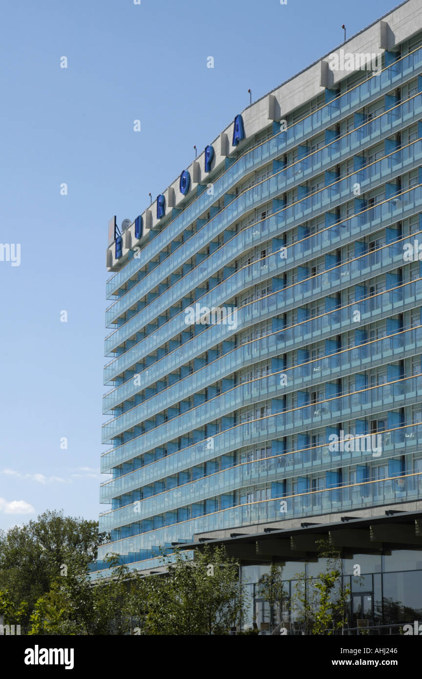 Küste des Schwarzen Meeres Ferienort Eforie Nord, Hotel Europa Stockfoto