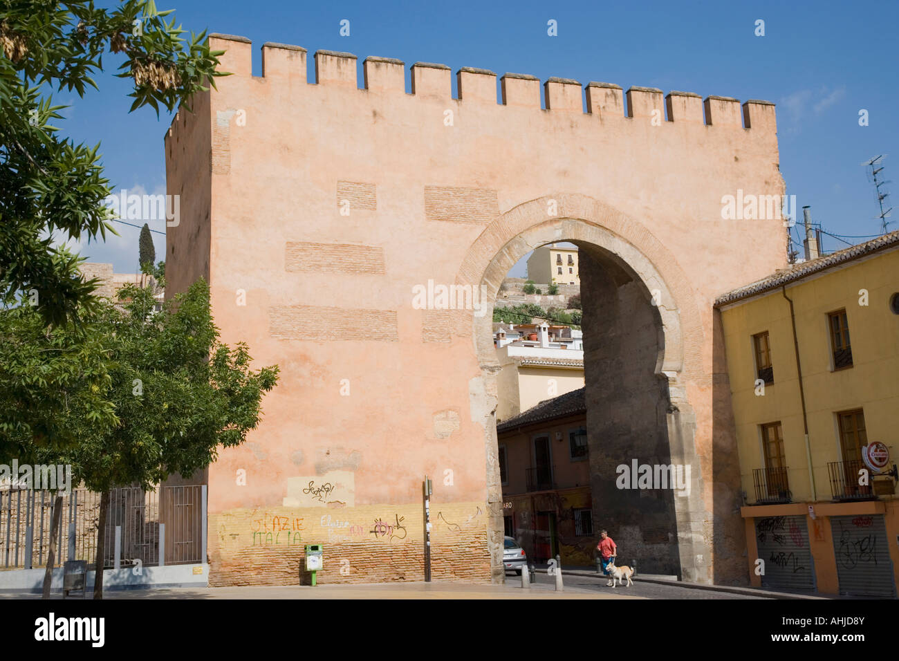 Granada Provinz Granada Spanien das elfte Jahrhundert Elvira Gate Stockfoto