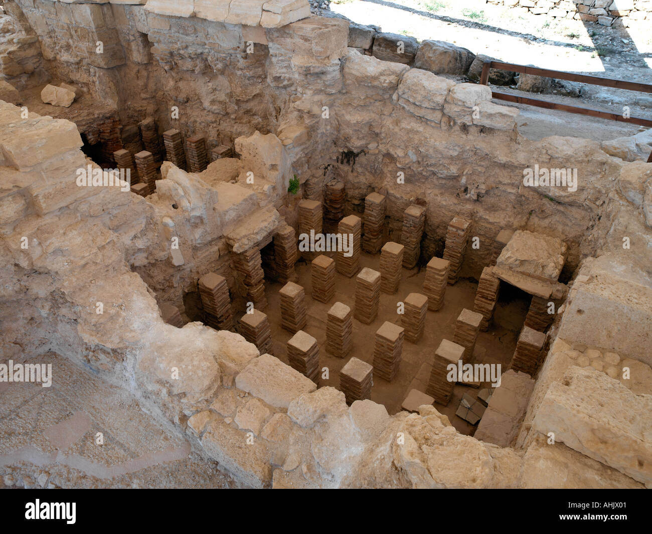 Kourion Zypern öffentliche Bäder Stockfoto