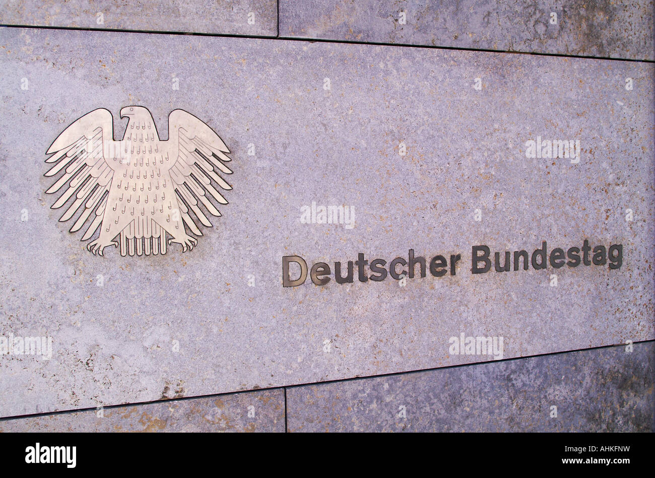 Bundesregierung-Adler-logo Stockfoto