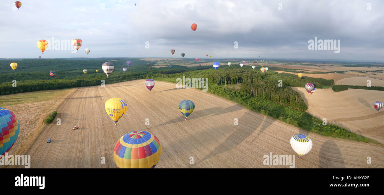 Metz, Ballonfahren 1 Stockfoto