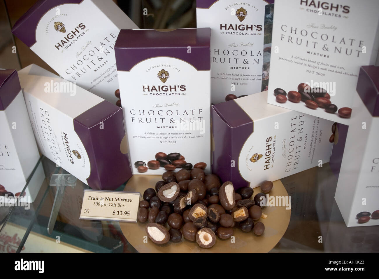 Haighs Pralinen Shop-Adelaide-Australien Stockfoto