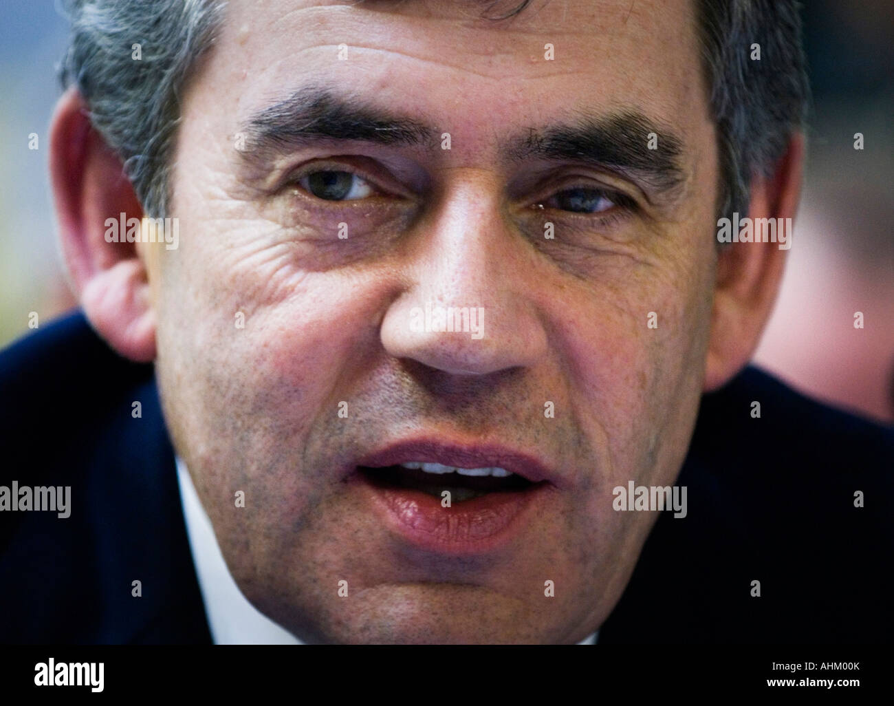 Der britische Premierminister, erster Lord des Schatzamtes und Minister für den öffentlichen Dienst, die Rt Hon Gordon Brown MP Stockfoto