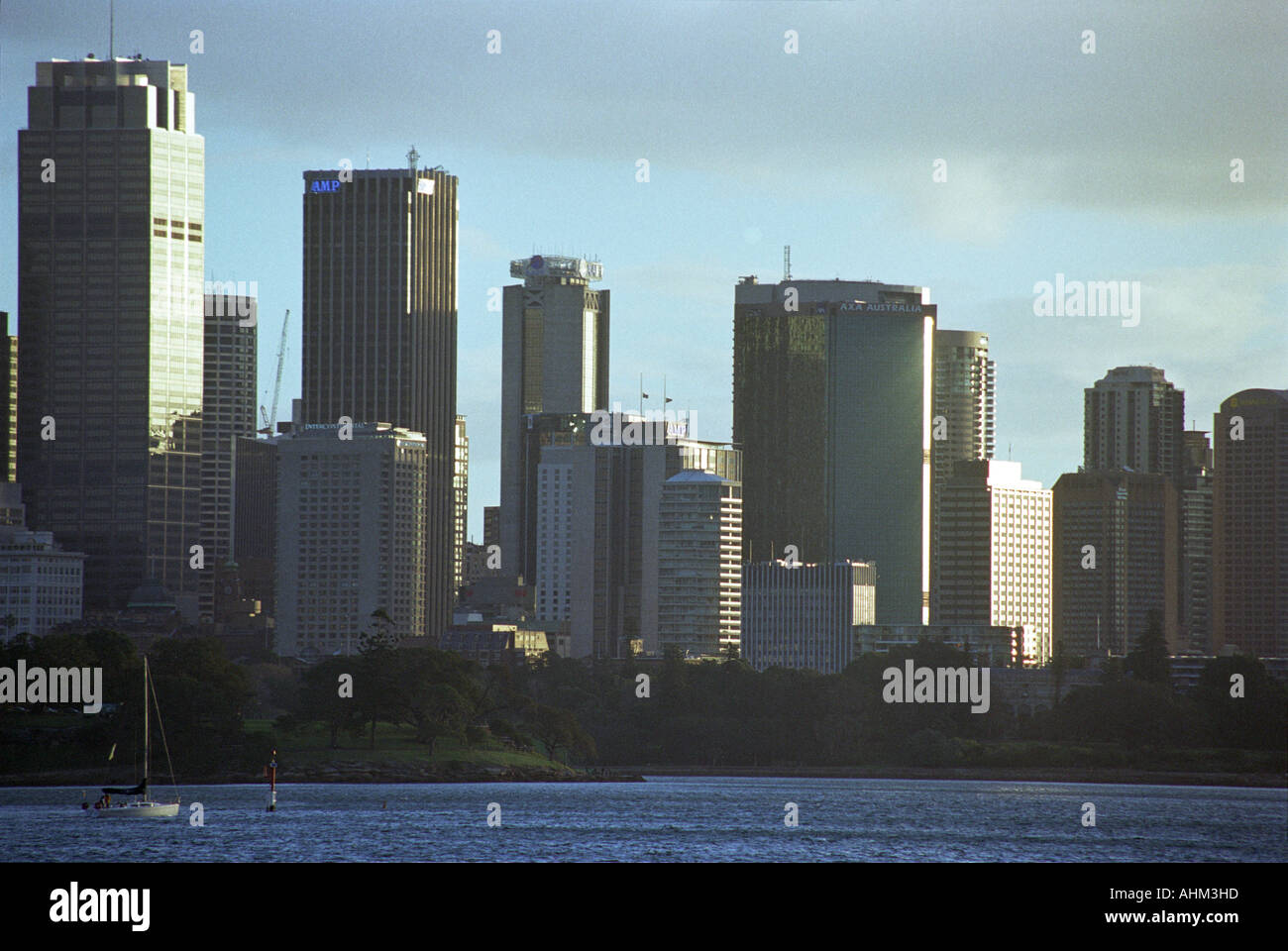 Skyline von Sydney bei Port Jackson, Sydney, Australien Stockfoto