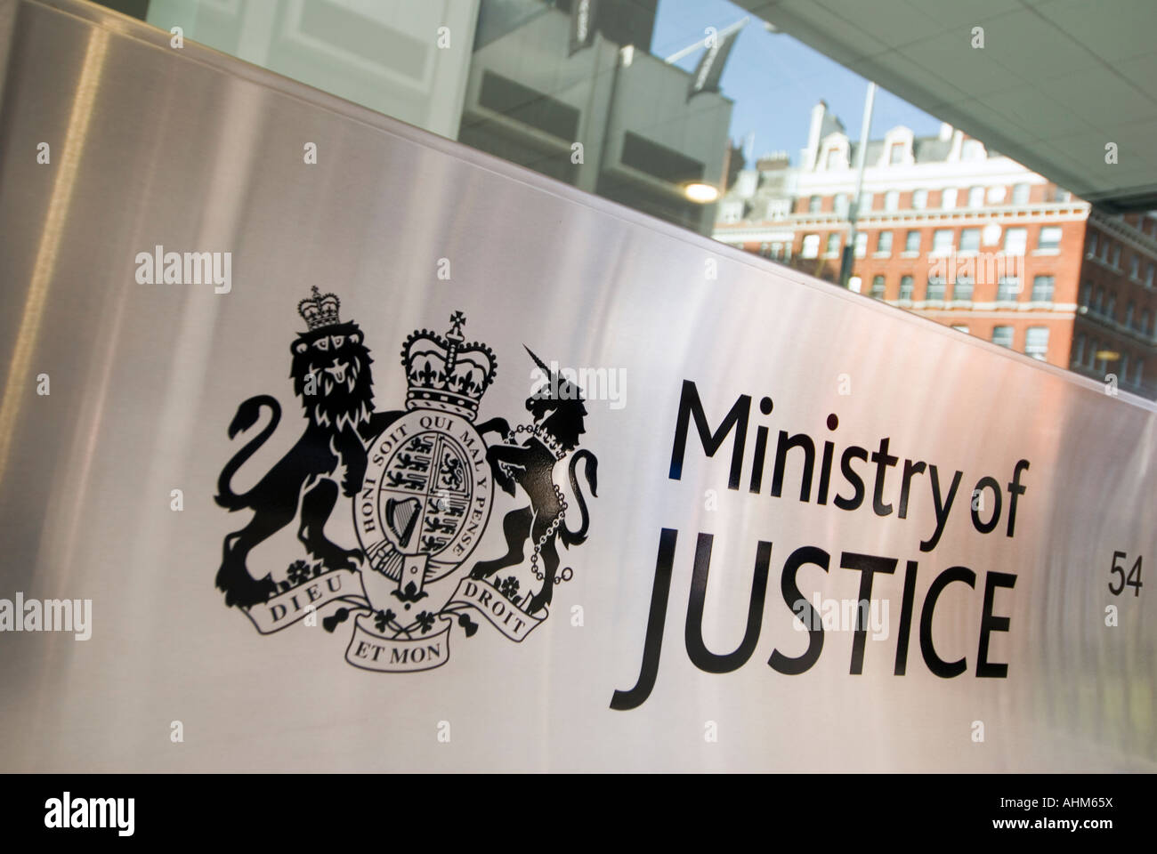 MOJ des Justizministeriums in central London UK Stockfoto