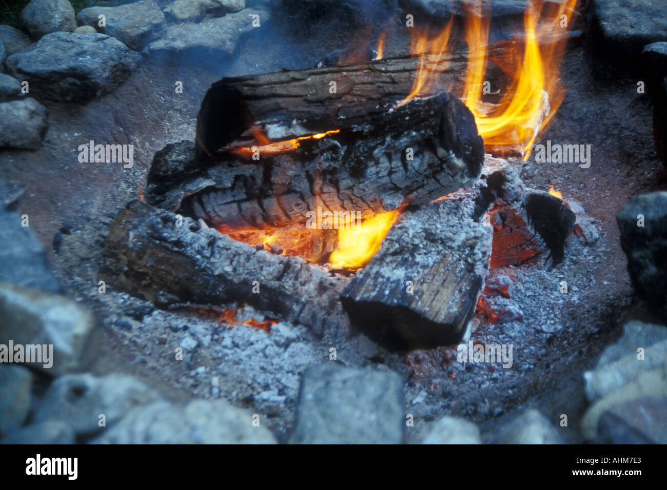 Lagerfeuer Stockfoto