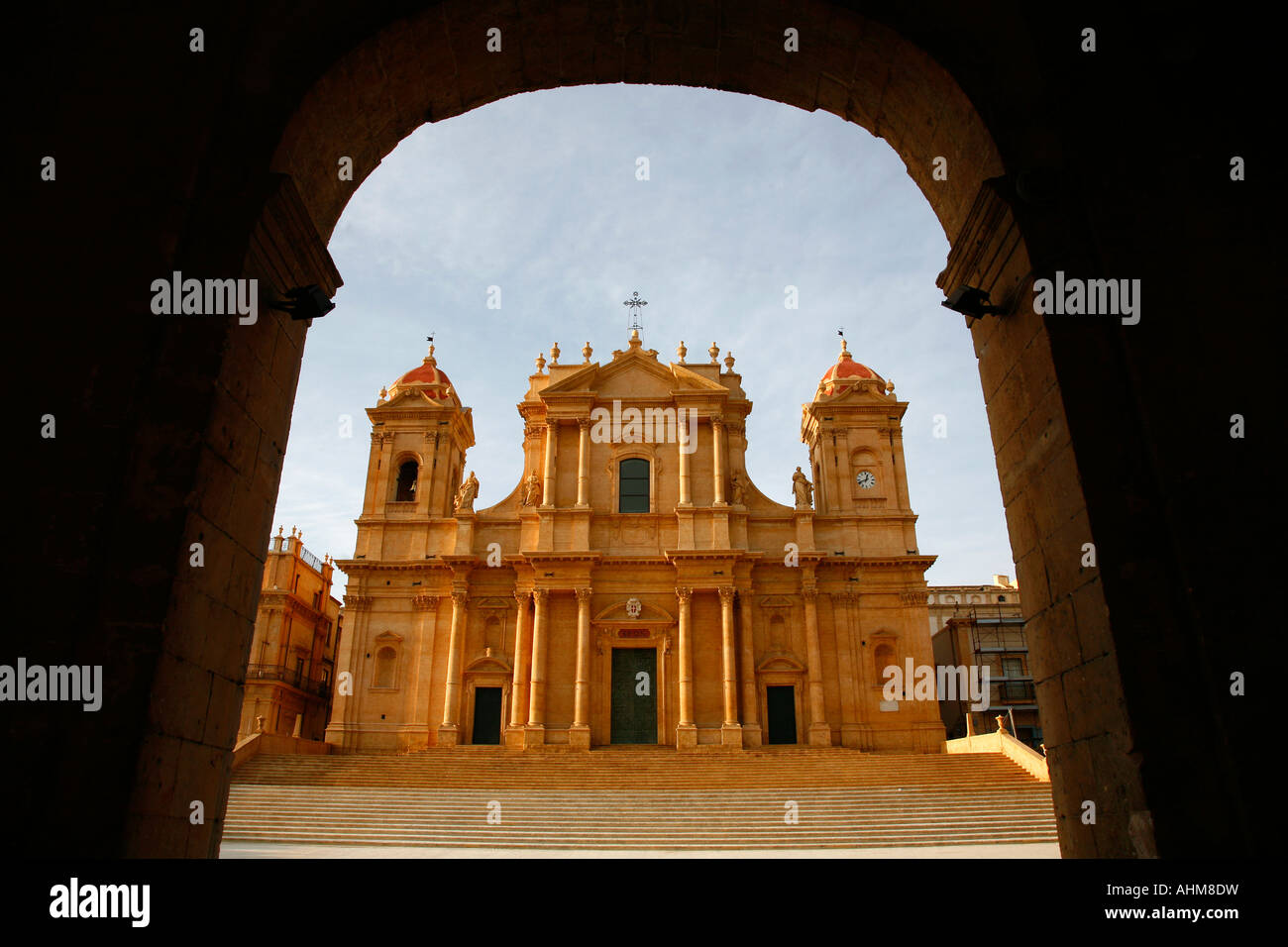 San Nicolo Kathedrale Noto-Sizilien Stockfoto
