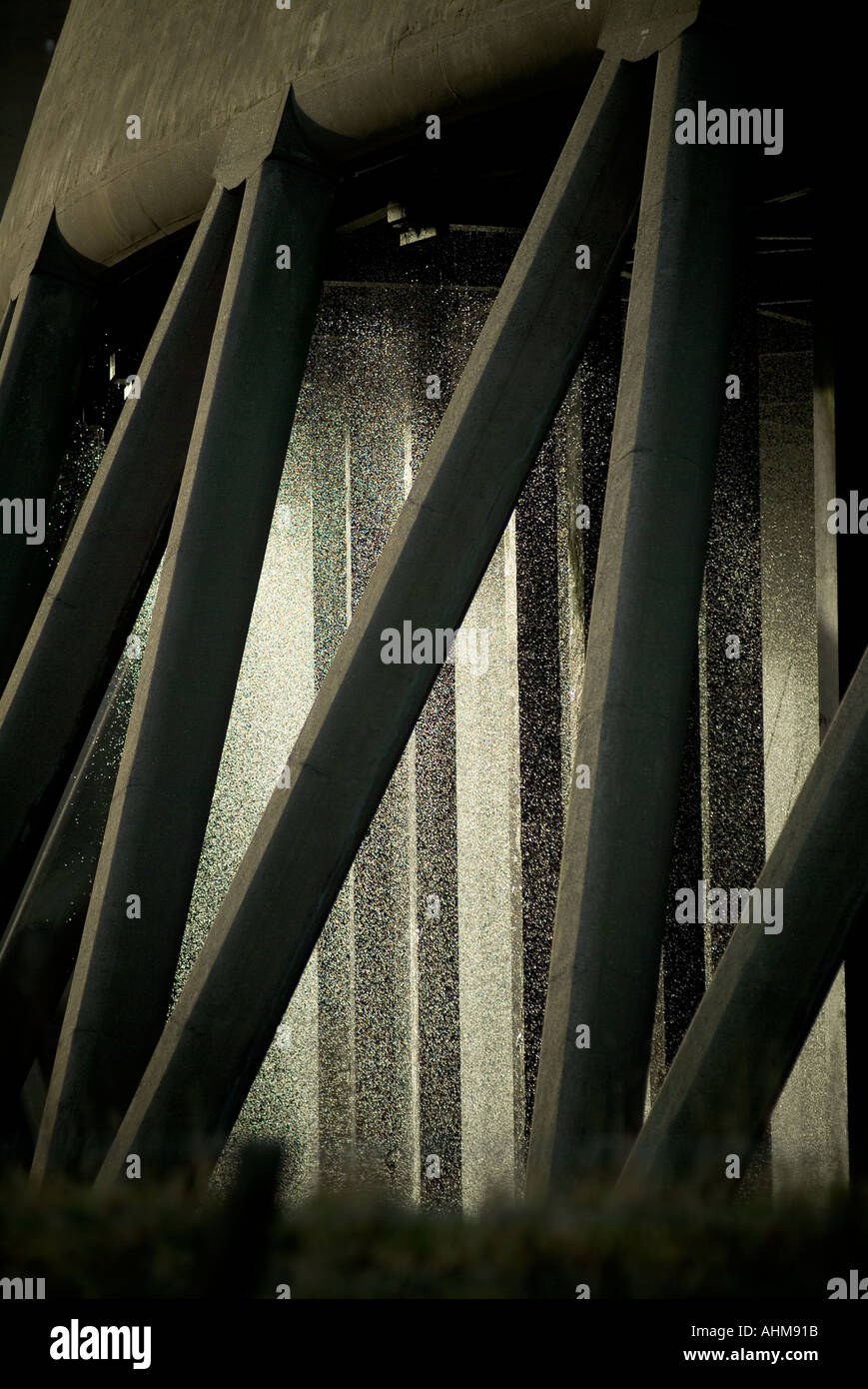 Kraftwerk Kühltürme Kondensator Dampf Strom Erzeugung macht fossilen Verschmutzung co2 Kohlendioxid Ac dc nation Stockfoto