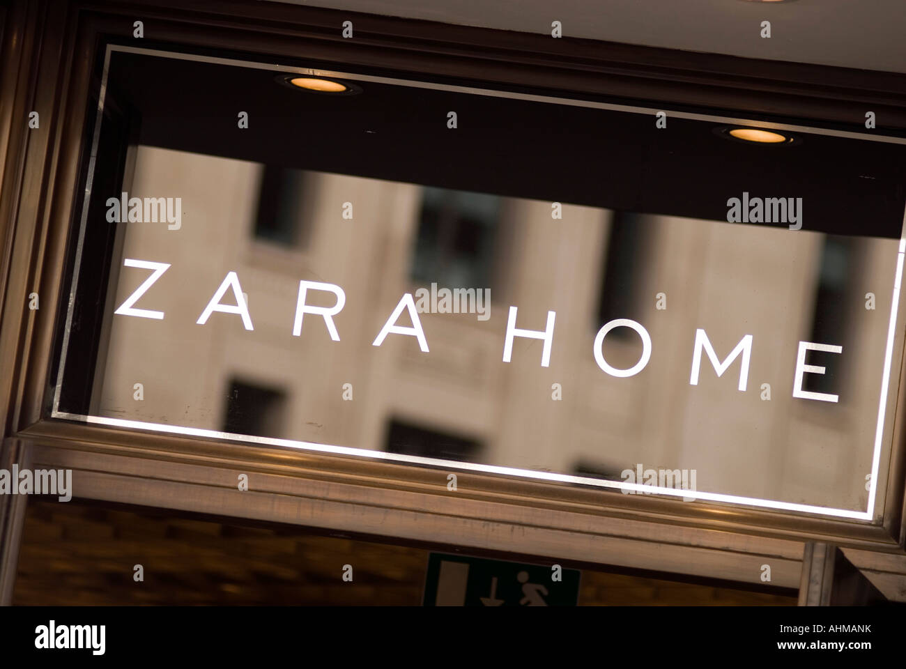 Zara Home Shop Eingang anmelden Regents Street in London UK Stockfoto