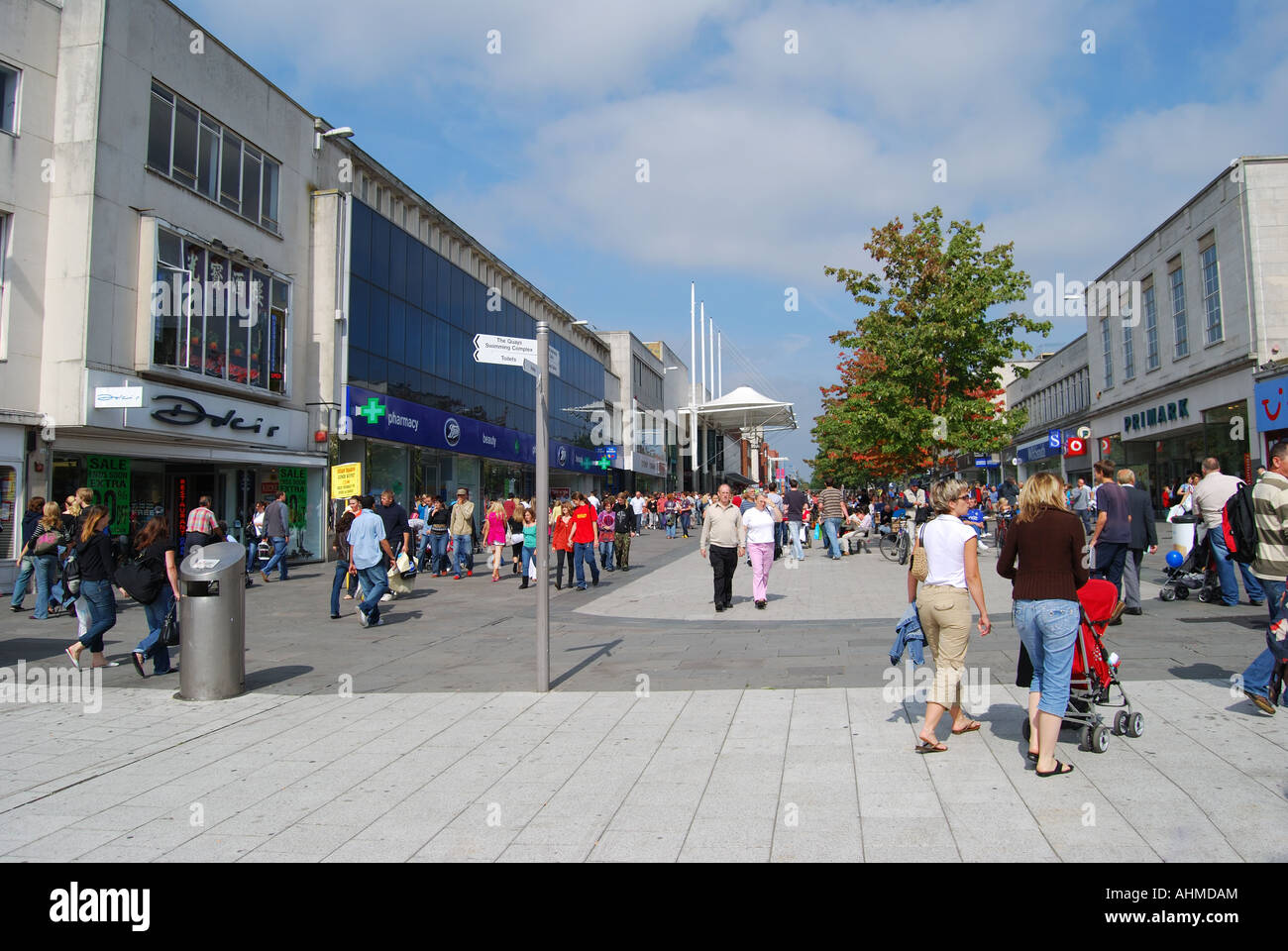 Die High Street, Southampton, Hampshire, England, Vereinigtes Königreich Stockfoto