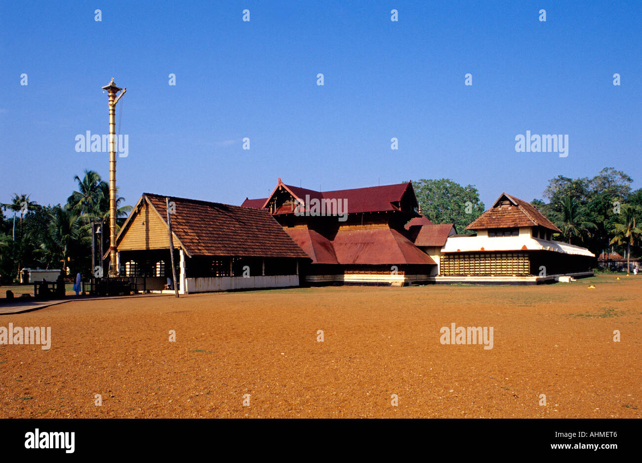 PARTHASARATHY TEMPEL ARANMULA KERALA Stockfoto