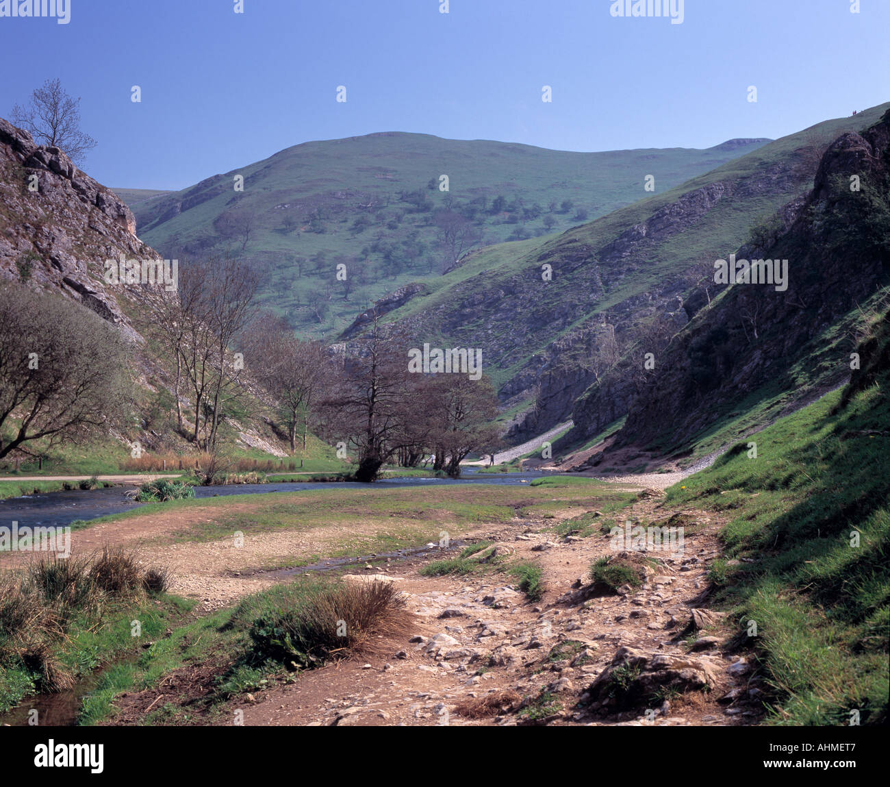 Dove Dale Peak District National Park Ashbourne Derbyshire England Stockfoto