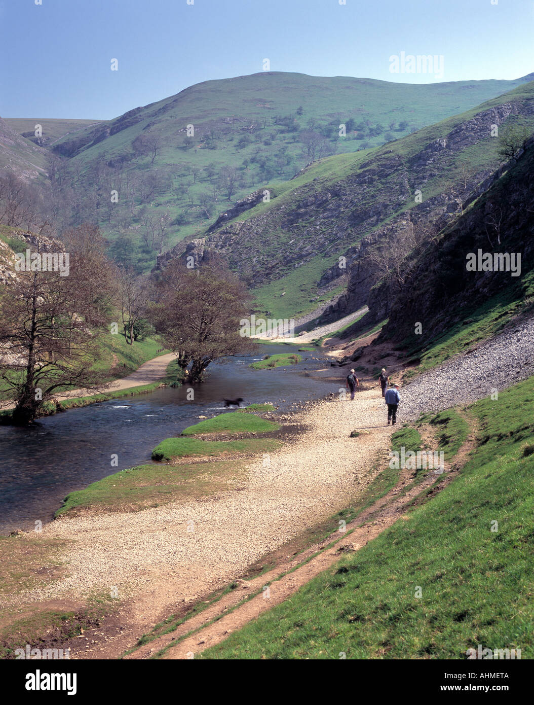 Dove Dale Peak District National Park Ashbourne Derbyshire England Stockfoto