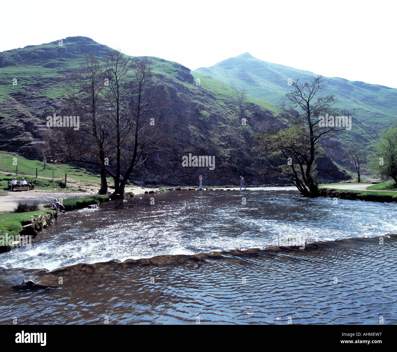 Dove Dale Peak District National Park Ashbourne Derbyshire England Stockfoto