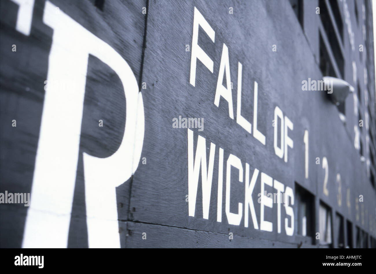 Anzeiger aus den nationalen Cricket Grounds in Antigua Stockfoto Anzeiger aus den nationalen Cricket Grounds in Antigua Stockfoto