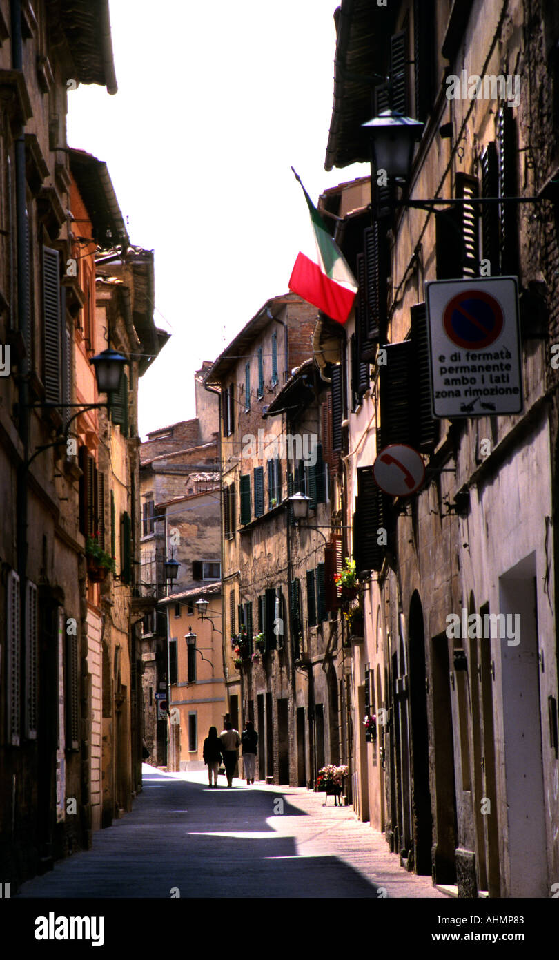 Siena Toskana Italienisches Italien Stadt Stadt Italienisch Stockfoto