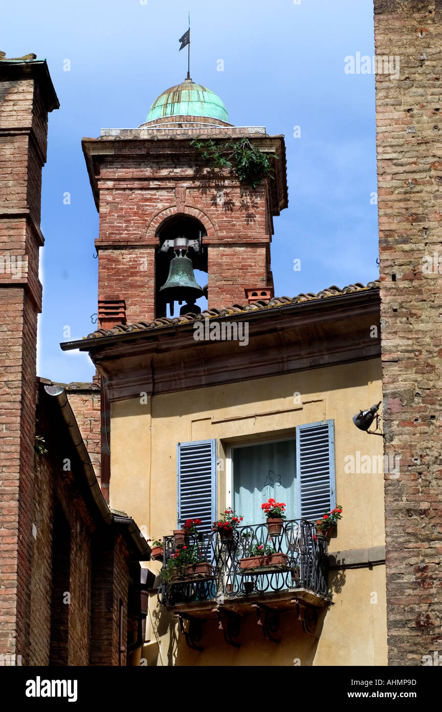 Siena Italien Mediterranes Zentrum Altstadt Italienisch Stockfoto