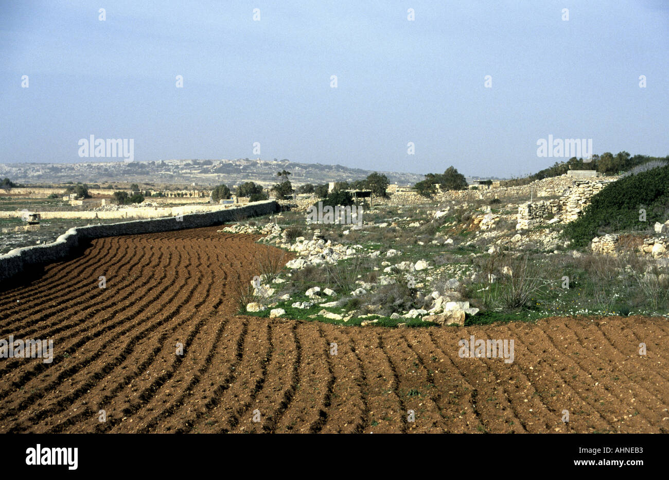 Malta Mnajdra Tempel Hagar Qim Tempel Stockfoto