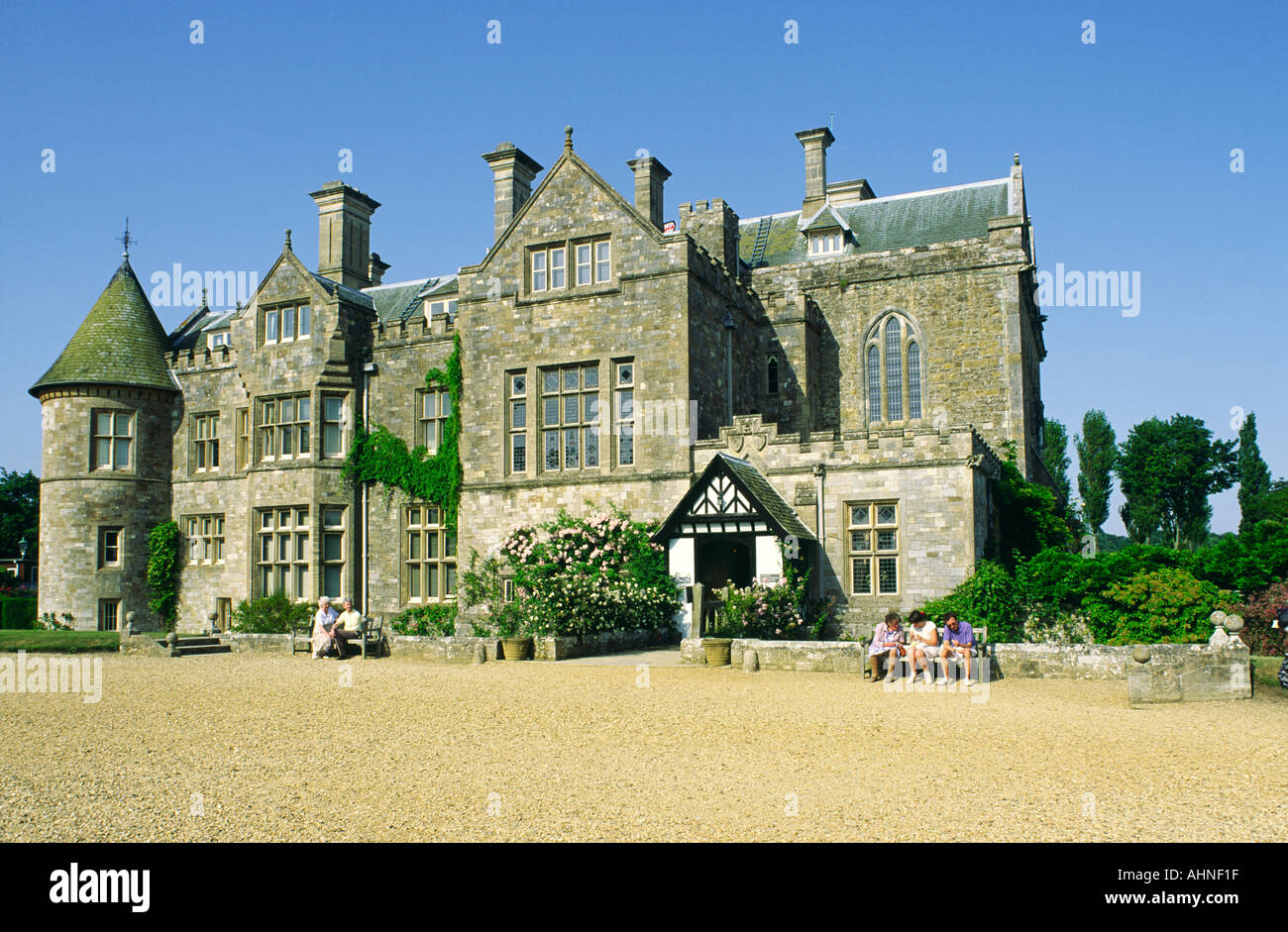 Das Palast-Haus in Beaulieu, Haus von Lord Montagu. Hampshire, England. Stockfoto