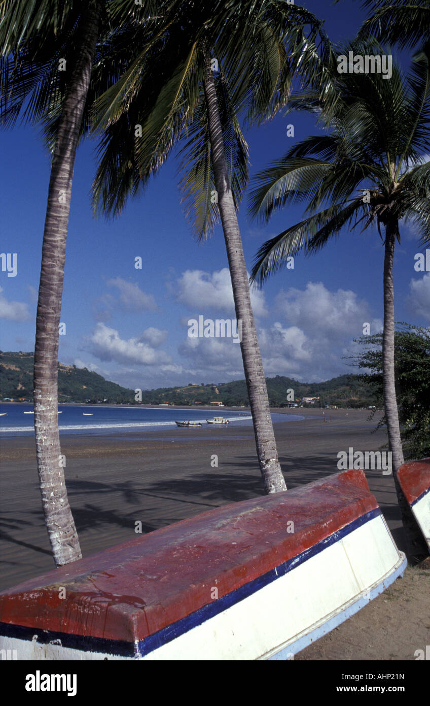 Strand-Szene in der Kurstadt San Juan del Sur, Nicaragua Stockfoto