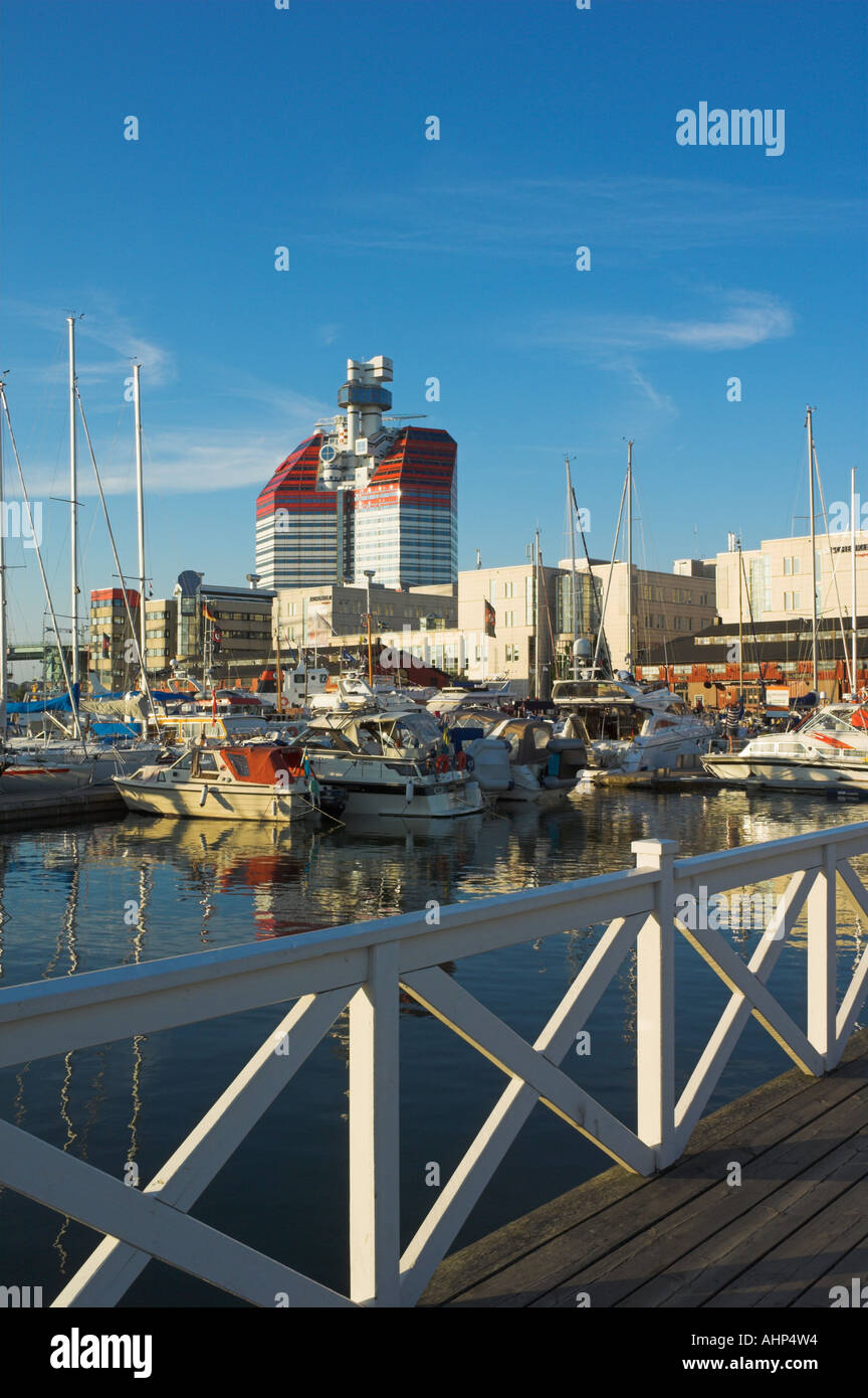 Uitken Suche bekannt wie der Lippenstift und verschiedene Boote und Yachten in Göteborg Göteborg Schweden EU Europa Hafen Stockfoto