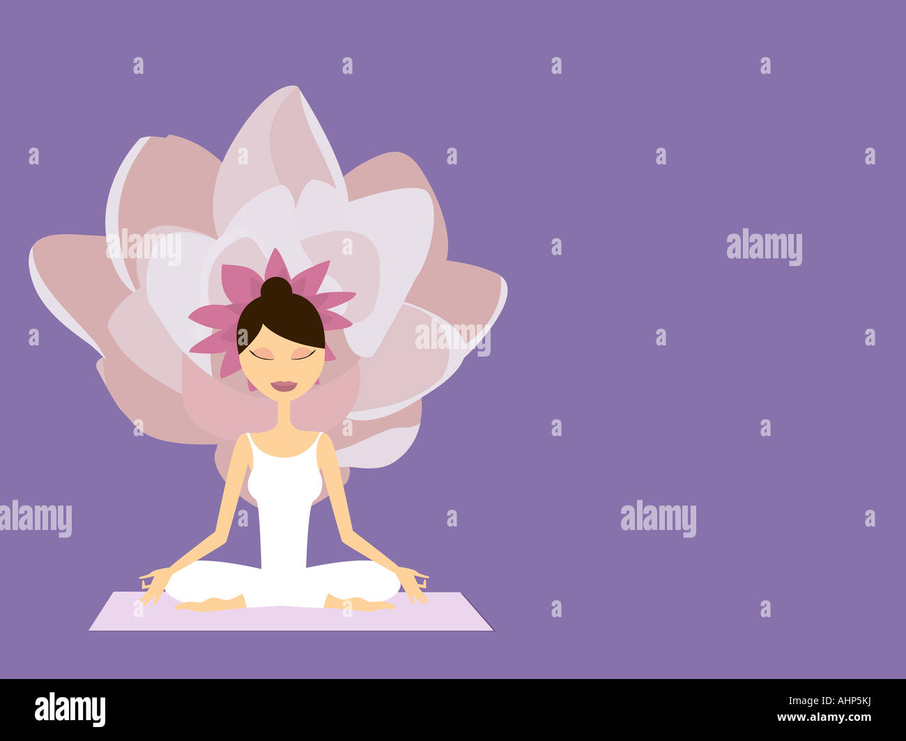 Meditation Stockfoto