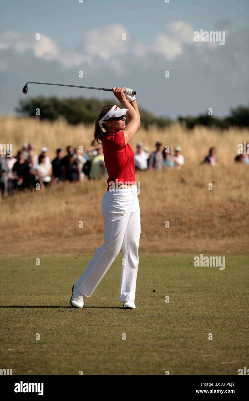 Annika Sorenstam während Weetabix Womens British Open in Royal Lytham 2006 Stockfoto