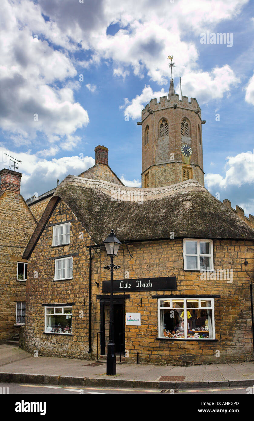 Little Thatch, St James Street, South Petherton, Somerset, England Stockfoto