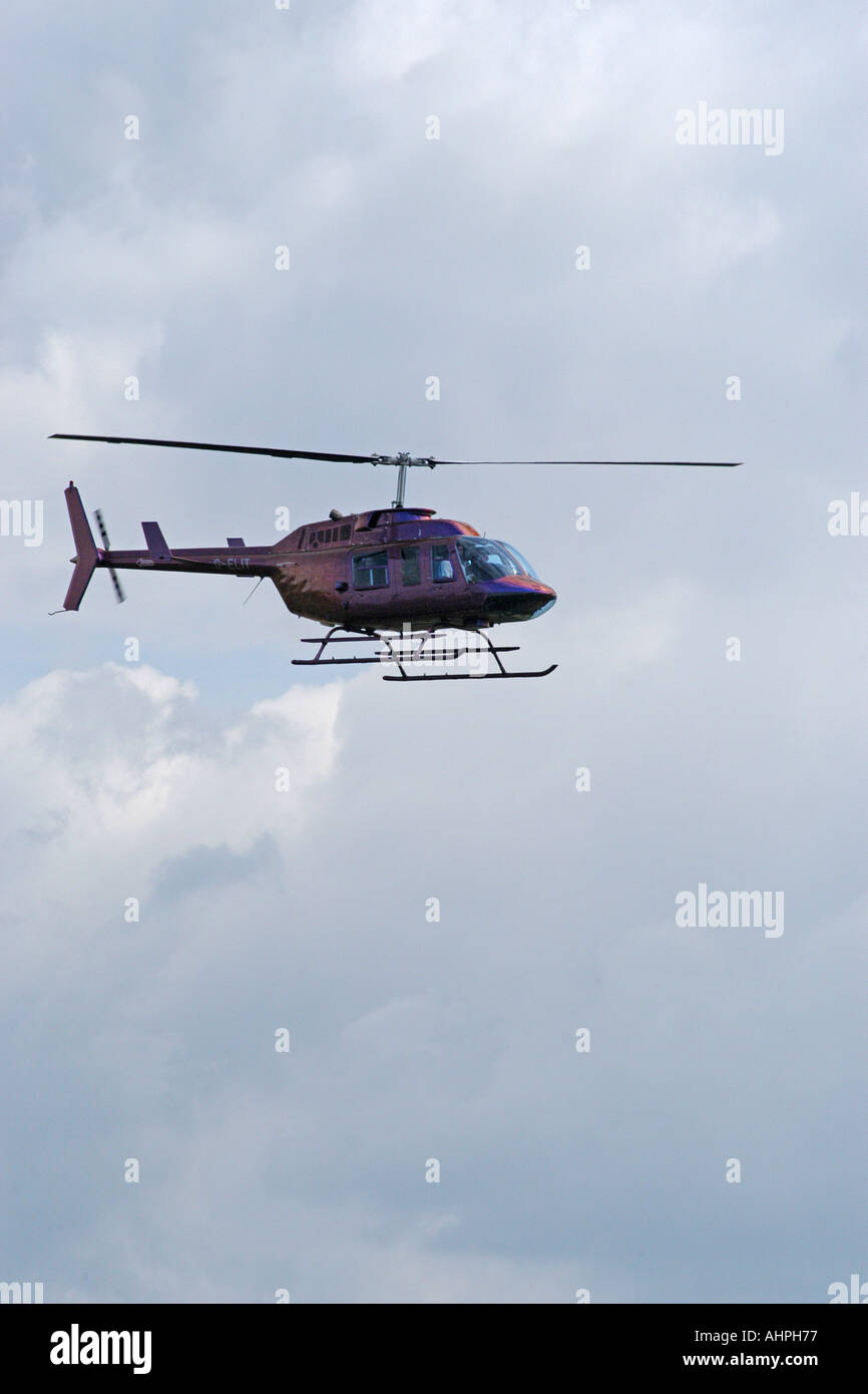 Ein Bell 206 Jetranger Hubschrauber Stockfoto