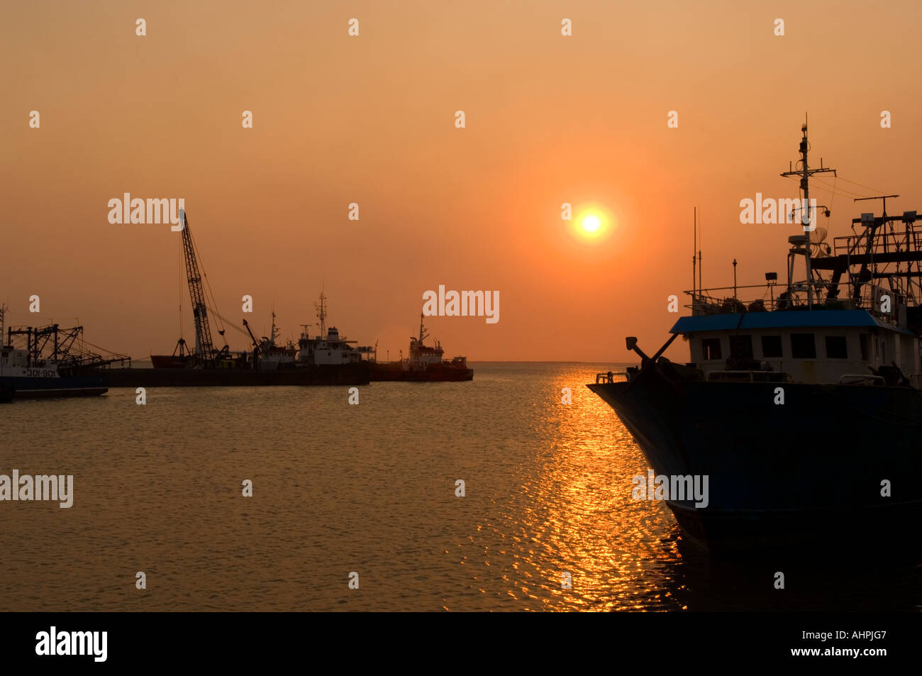 Beira ist die Mosambik wichtigste Hafen, Hafen von Beira, Mosambik Stockfoto