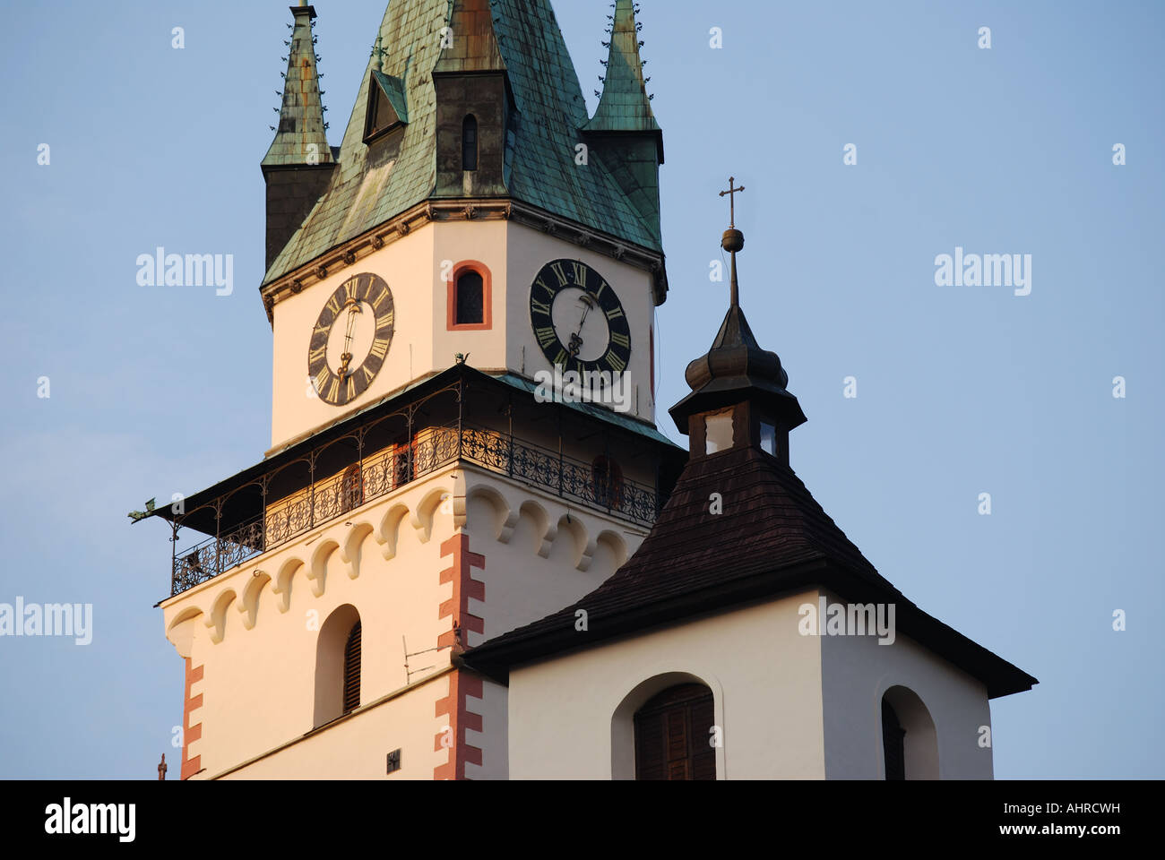 Kremnica Burg, Kremnica, Banská Bystrica Region, Slowakei. Stockfoto