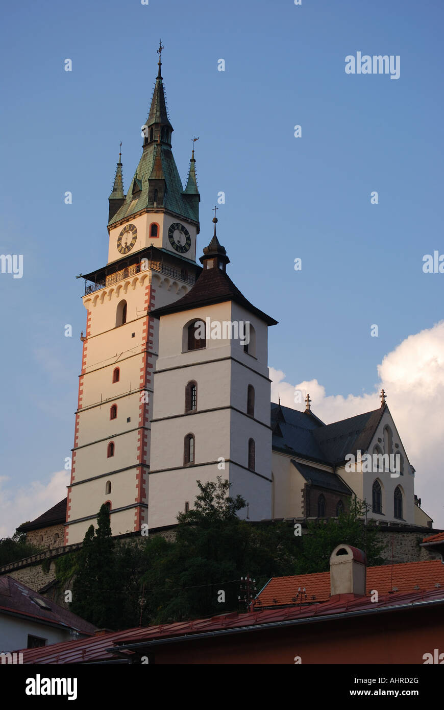 Kremnica Burg, Kremnica, Banská Bystrica Region, Slowakei, Stockfoto