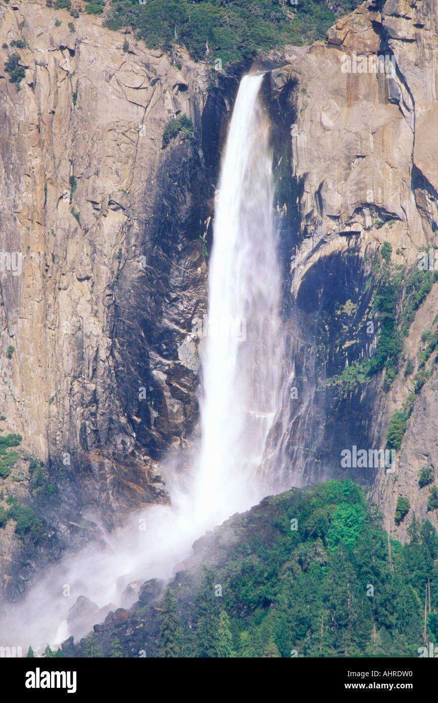 Bridal Veil Falls Yosemite Nationalpark, Kalifornien Stockfotografie
