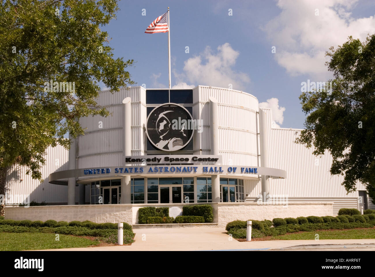 United States Astronaut Hall of Fame Building im Kennedy Space Center Visitor Complex Titusville FL USA Stockfoto