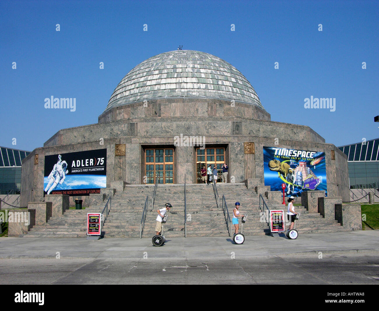 Adler Planetarium Downtown Chicago Illinois Stockfoto