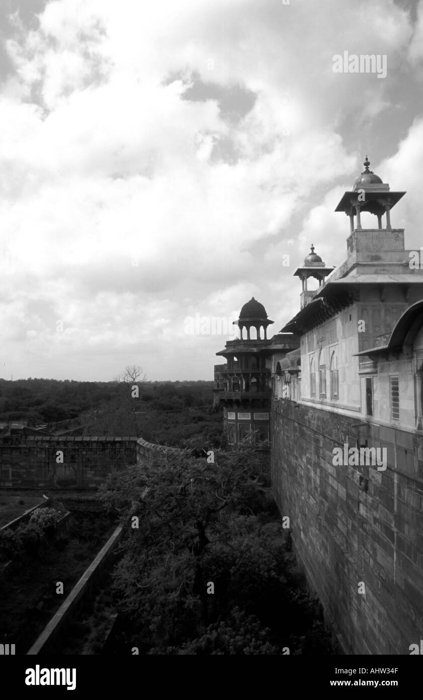 Das Fort von Akbar der große in Fatehpur Sikri in Rajasthan Indien Stockfoto
