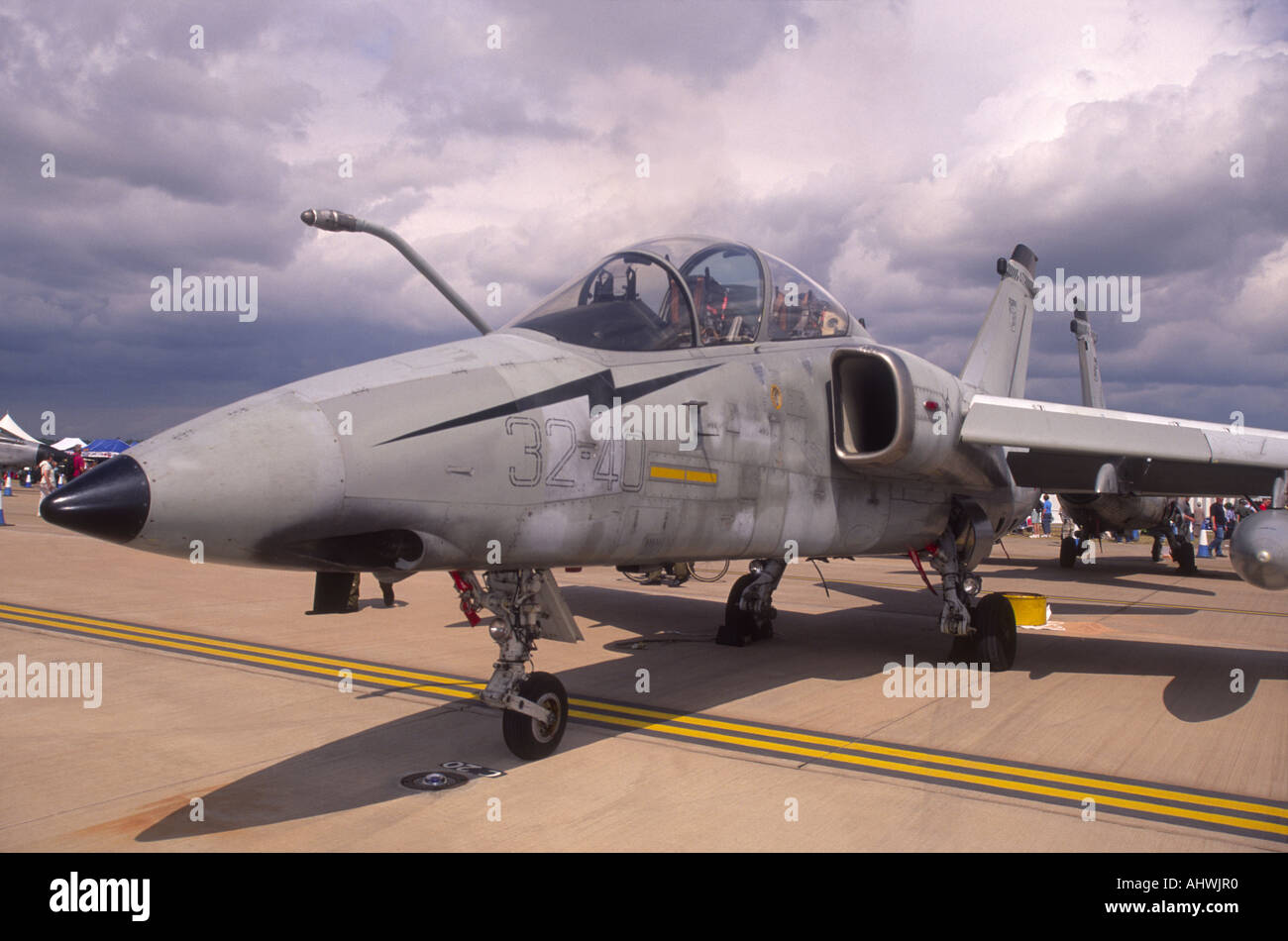 Italienische Luftwaffe AMX einsitziges Jagdflugzeug Stockfoto