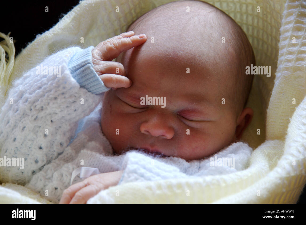 UN Bebé Humano. Stockfoto