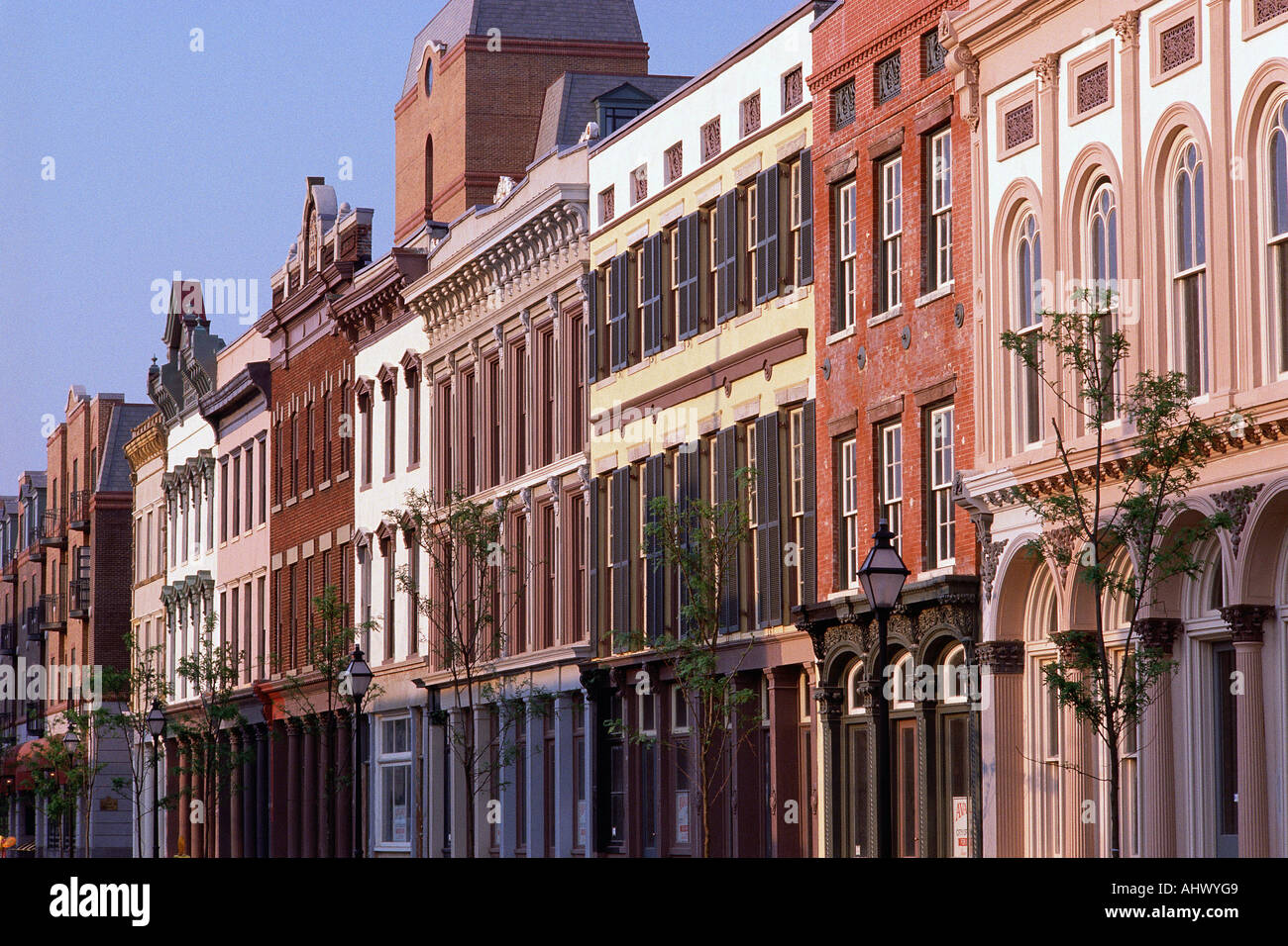 Historisches Viertel Gebäude Charleston SC Stockfoto