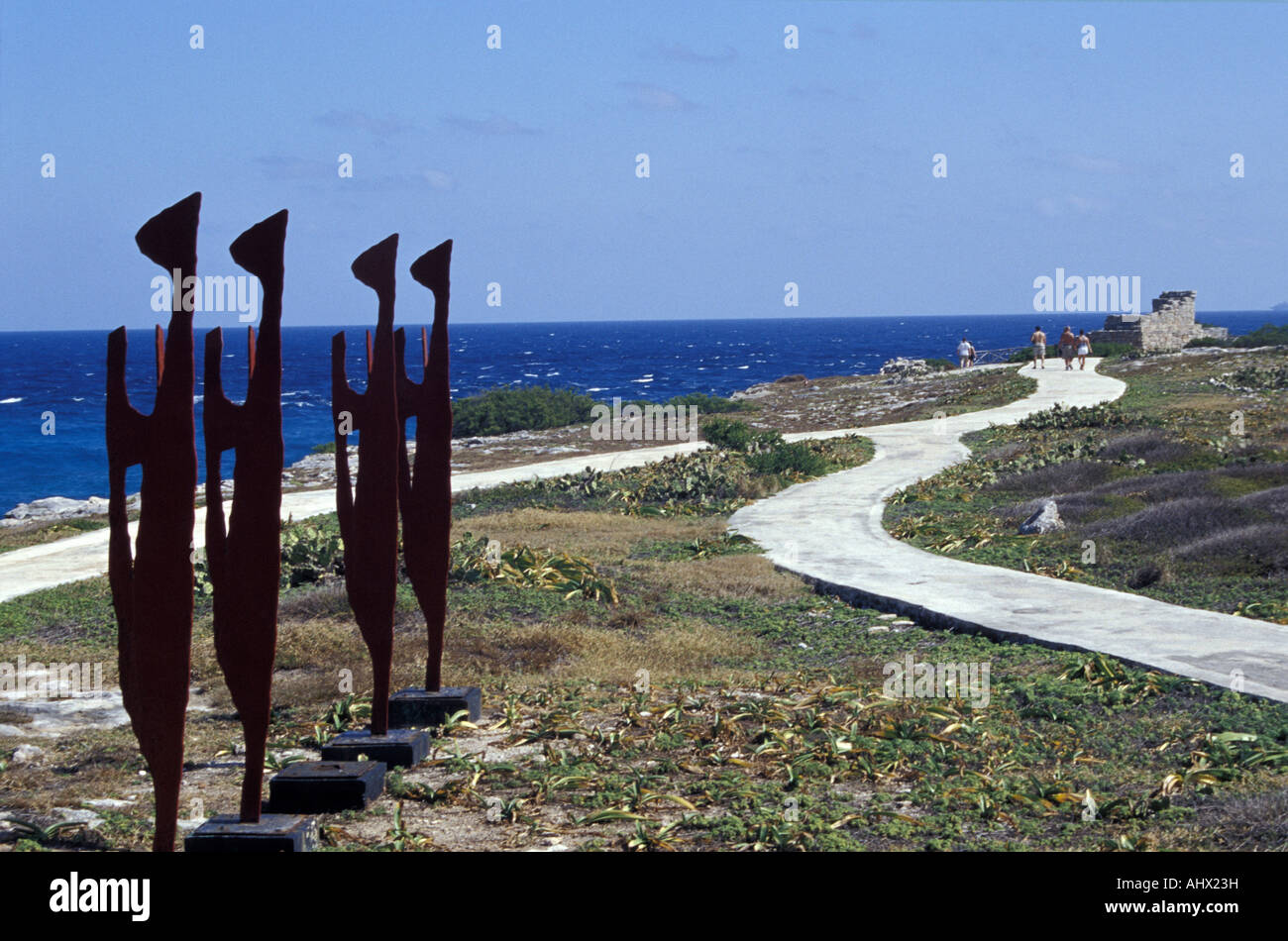 Punta Sur Skulptur Garten, Isla Mujeres, Quintana Roo, Mexiko Stockfoto