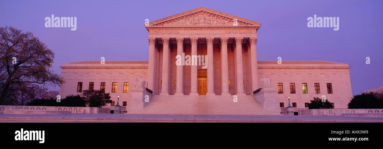 US Supreme Court Gebäude von Washington DC Stockfoto
