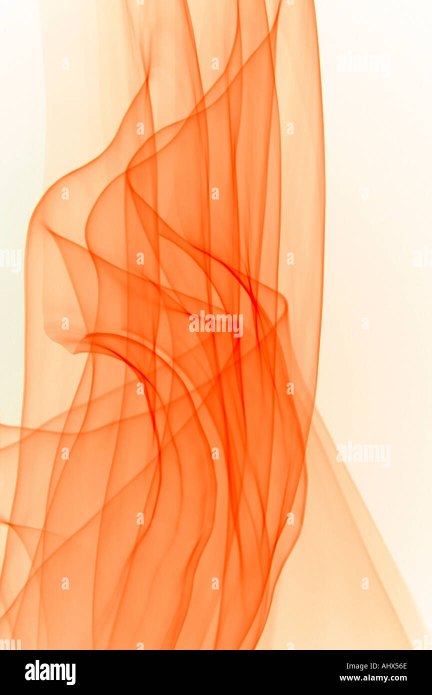 Auszug aus einer beweglichen orange Rotlicht Stockfoto